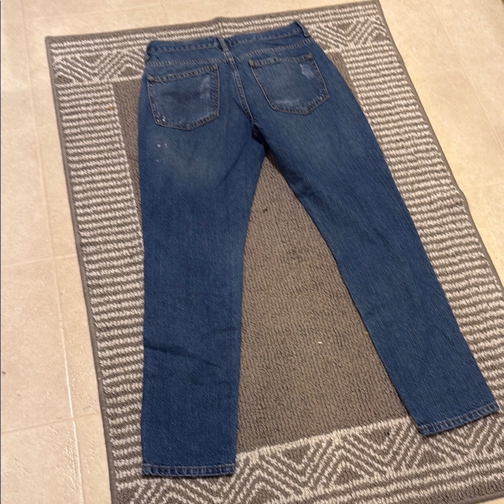 Distressed Blue Jeans - Picture 5 of 5
